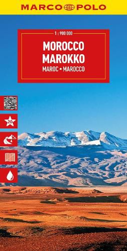 Cover image for Morocco Marco Polo Map