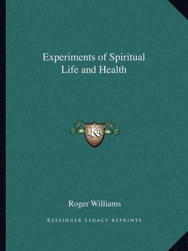 Cover image for Experiments of Spiritual Life and Health