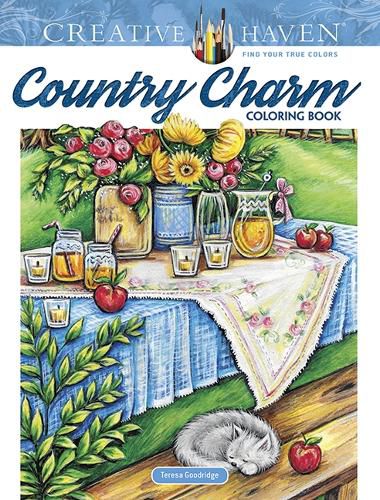 Cover image for Creative Haven Country Charm Coloring Book