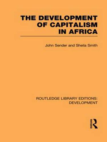 Cover image for The Development of Capitalism in Africa