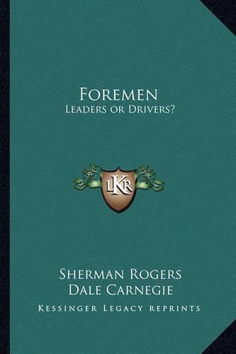 Cover image for Foremen: Leaders or Drivers?