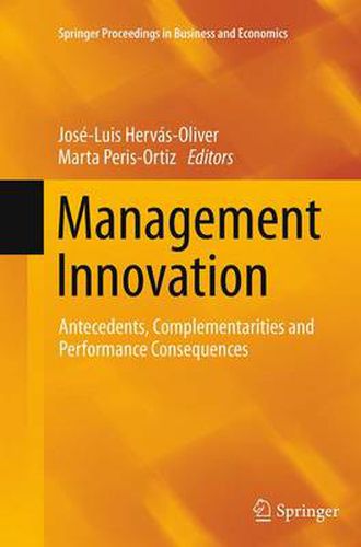 Cover image for Management Innovation: Antecedents, Complementarities and Performance Consequences