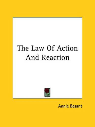 Cover image for The Law of Action and Reaction