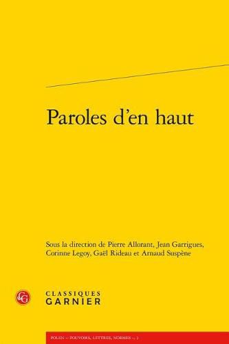 Cover image for Paroles d'En Haut