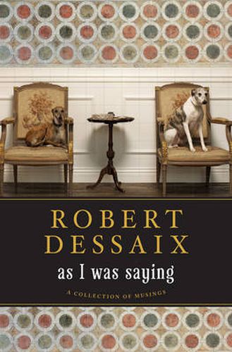 Cover image for As I Was Saying