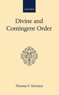 Cover image for Divine and Contingent Order