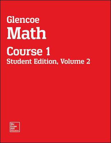 Cover image for Glencoe Math, Course 1, Student Edition, Volume 2