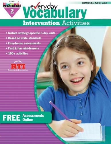 Cover image for Everyday Vocabulary Intervention Activities for Grade 2 Workbook