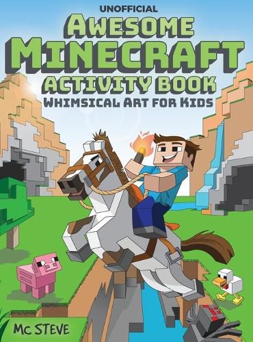 Cover image for Awesome Minecraft Activity Book: Whimsical Art for Kids