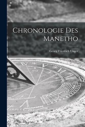 Cover image for Chronologie des Manetho