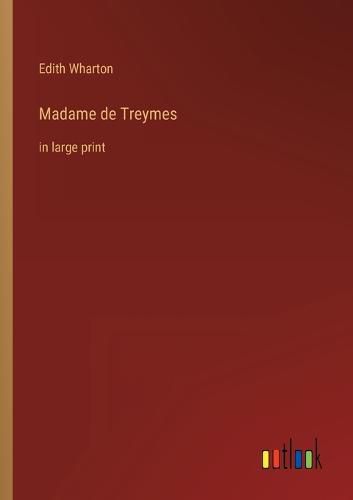 Cover image for Madame de Treymes