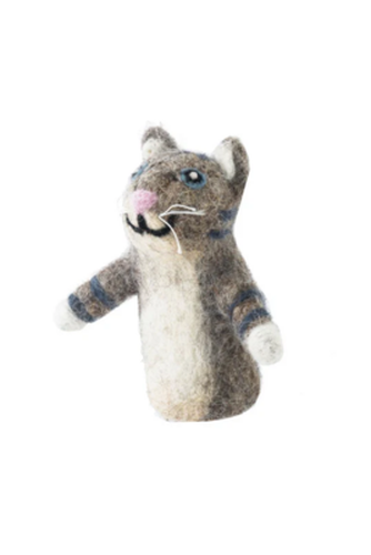 Cover image for Grey Cat Finger Puppet
