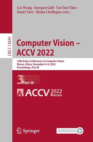Cover image for Computer Vision - ACCV 2022