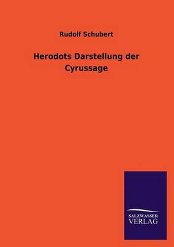 Cover image for Herodots Darstellung Der Cyrussage