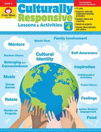 Cover image for Culturally Responsive Lessons & Activities, Grade 4 Teacher Resource