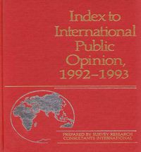 Cover image for Index to International Public Opinion, 1992-1993