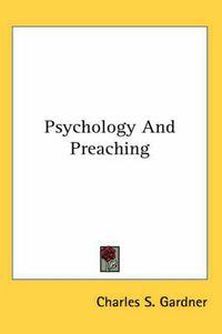 Cover image for Psychology and Preaching