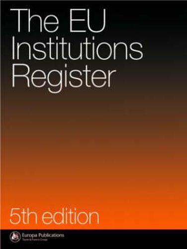 Cover image for The EU Institutions Register