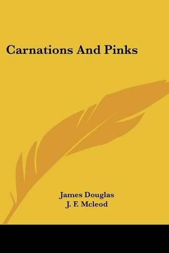 Cover image for Carnations and Pinks