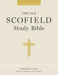 Cover image for The Old Scofield (R) Study Bible, KJV, Pocket Edition, Basketweave Black/Burgundy