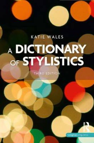 Cover image for A Dictionary of Stylistics