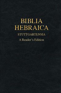 Cover image for Biblia Hebraica Stuttgartensia: A Reader's Edition