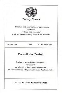 Cover image for Treaty Series 2700