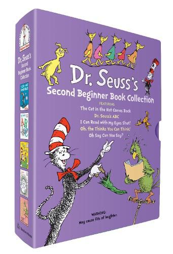 Cover image for Dr. Seuss's Second Beginner Book Collection: The Cat in the Hat Comes Back; Dr. Seuss's ABC; I Can Read with My Eyes Shut!; Oh, the Thinks You Can Think!; Oh Say Can You Say?