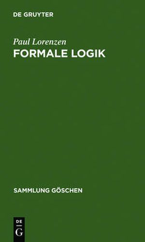 Cover image for Formale Logik