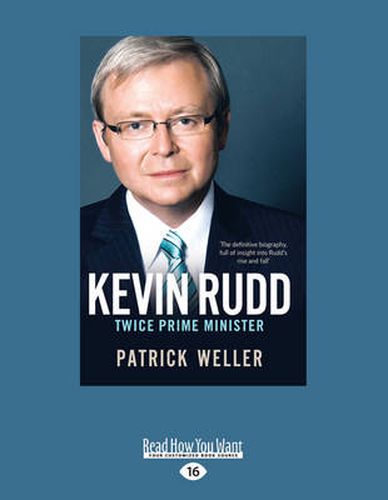 Cover image for Kevin Rudd: Twice Prime Minister