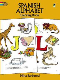 Cover image for Spanish Alphabet Coloring Book