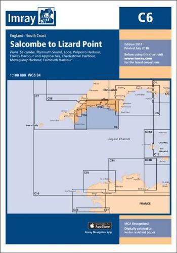 Cover image for Imray Chart C6: Salcombe to Lizard Point