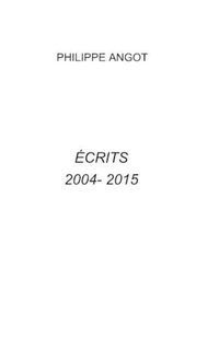 Cover image for Ecrits 2004 - 20015