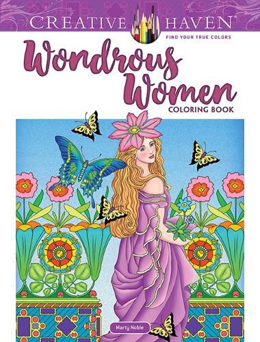 Cover image for Creative Haven Wondrous Women Coloring Book