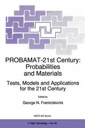 Cover image for PROBAMAT-21st Century: Probabilities and Materials: Tests, Models and Applications for the 21st Century