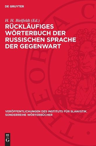 Cover image for Ruecklaeufiges Woerterbuch Der Russischen Sprache Der Gegenwart