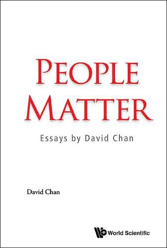 Cover image for People Matter: Essays By David Chan