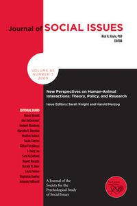 Cover image for New Perspectives on Human-animal Interactions: Theory, Policy and Research