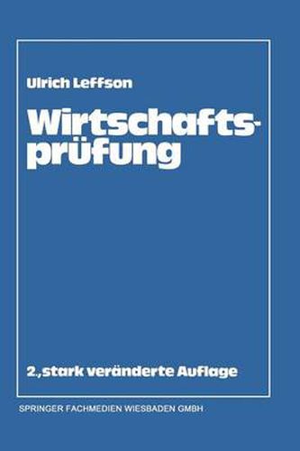 Cover image for Wirtschaftsprufung