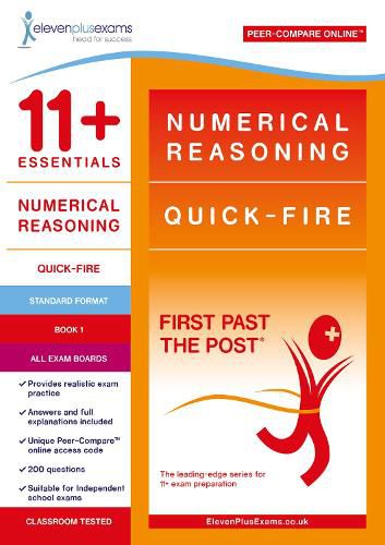 Cover image for 11+ Essentials Numerical Reasoning: Quick-fire Book 1