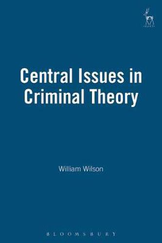 Cover image for Central Issues in Criminal Theory