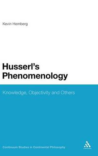 Cover image for Husserl's Phenomenology: Knowledge, Objectivity and Others