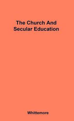 Cover image for The Church and Secular Education