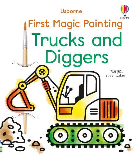 Cover image for First Magic Painting Trucks and Diggers