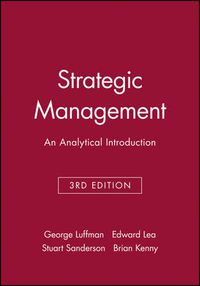 Cover image for Strategic Management: An Analytical Introduction