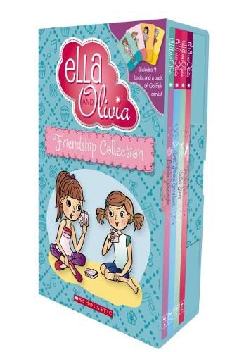 Ella and Olivia 4 Book Box Set with Go Fish Cards