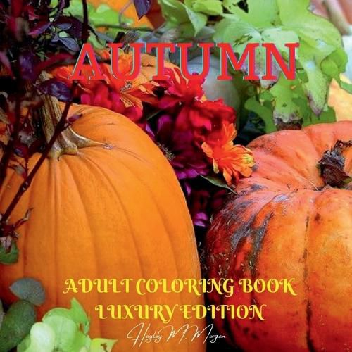 Cover image for Autumn Adult Coloring Book Luxury Edition