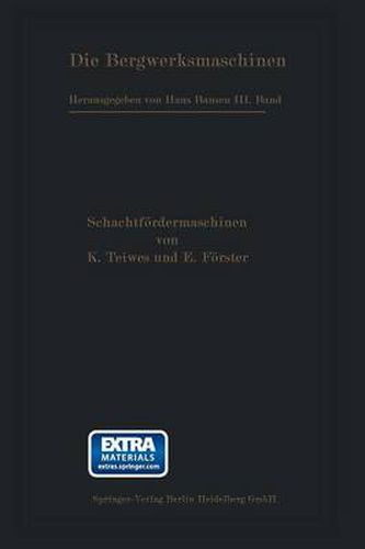 Cover image for Die Schachtfoerdermaschinen