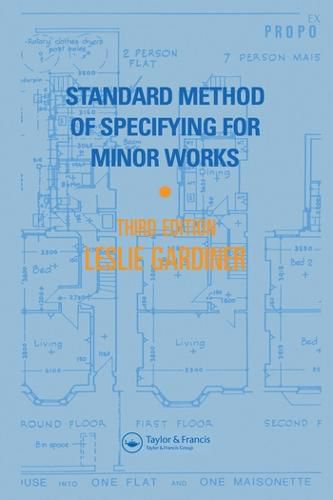 Cover image for Standard Method of Specifying for Minor Works