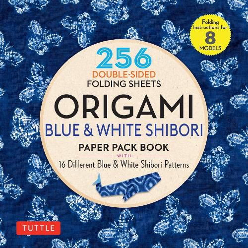 Cover image for Origami Blue & White Shibori Paper Pack Book